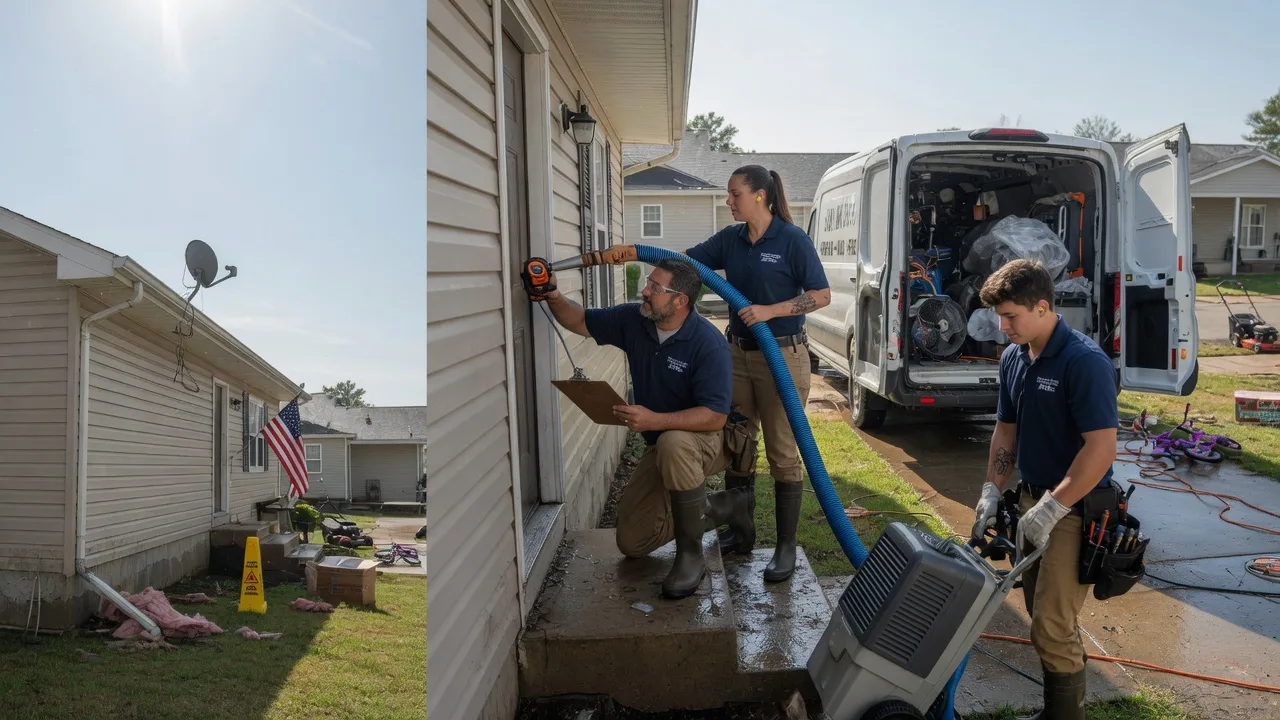 Ceiling Water Damage Restoration in Saxon, WV near me